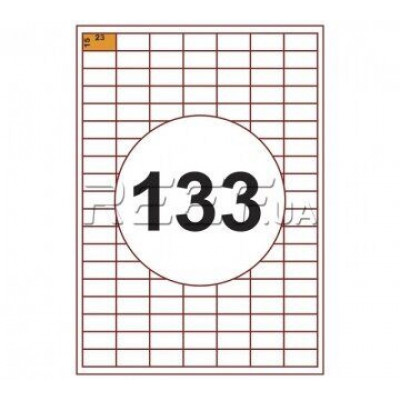 Этикетка A4 - 133 штуки на листе 28x15 (100 листов)