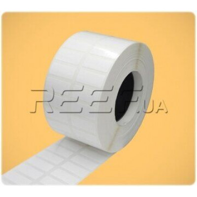 Этикетка полипропилен 40x25/ 4 тысячи/ 2 ряда (вт41)