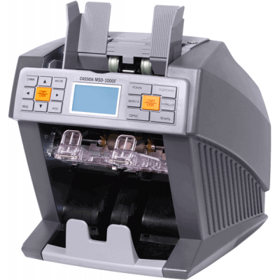 Сортировщик банкнот Cassida MSD 1000F: счет, детекция, сортировка в считанные секунды