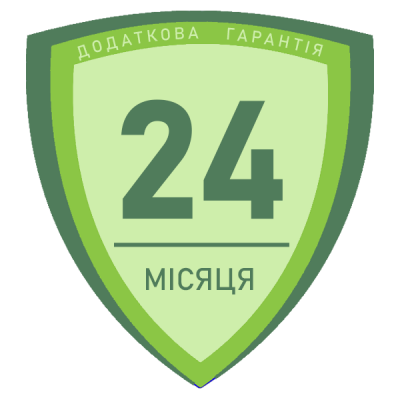 Додаткова гарантія на 24 місяця