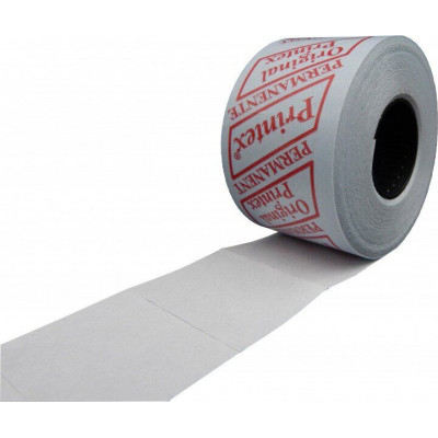 Этикет-лента 37x28 прямоугольная белая Printex